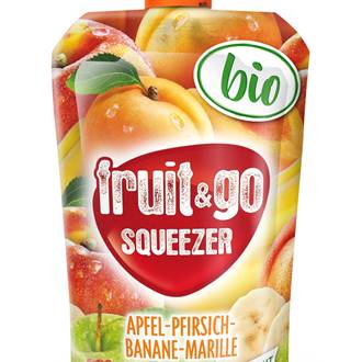 Bio Apfel-Pfirsich-Banane-Marille